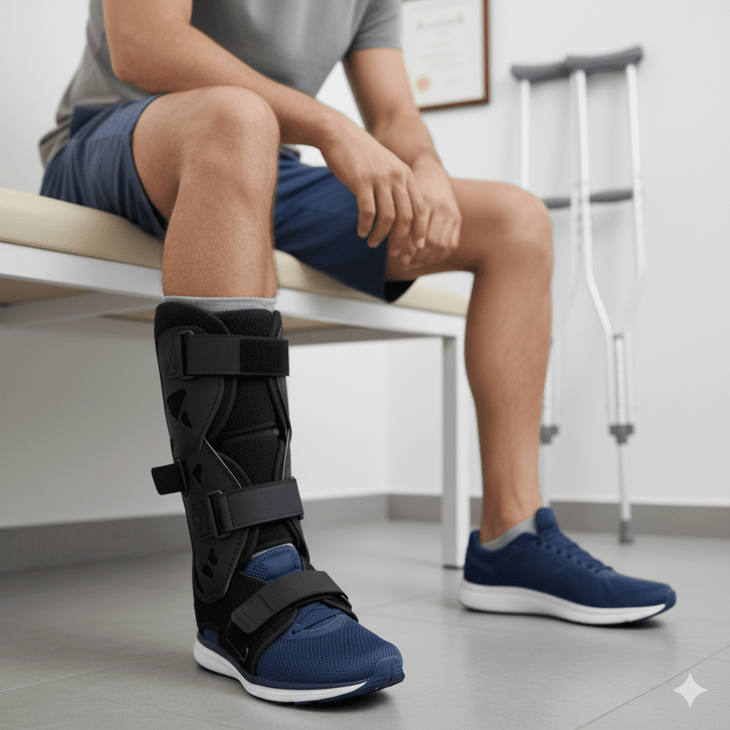 Custom Bracing Foot Fracture image