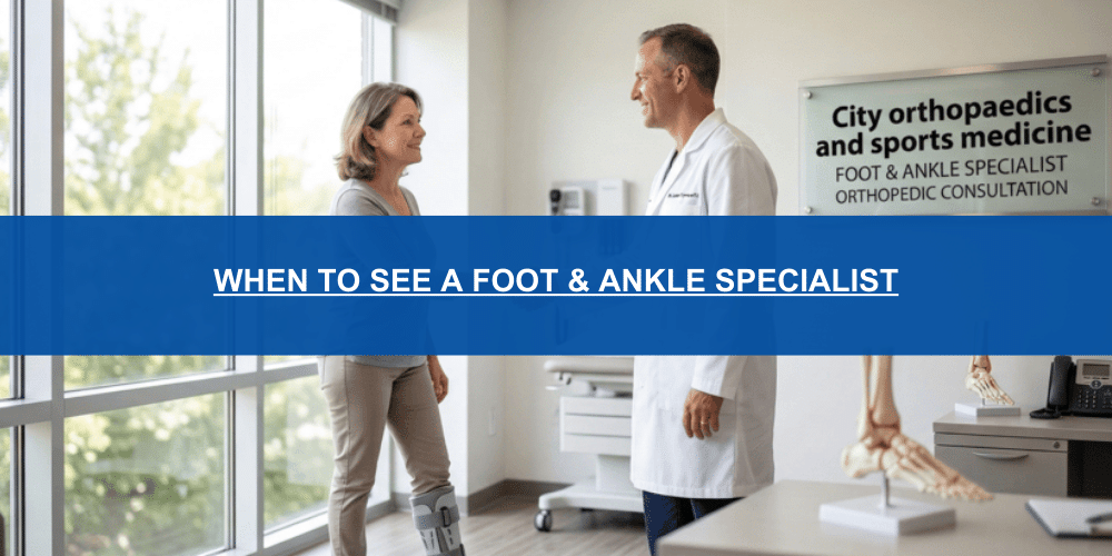 When to See a Foot & Ankle Specialist things to know